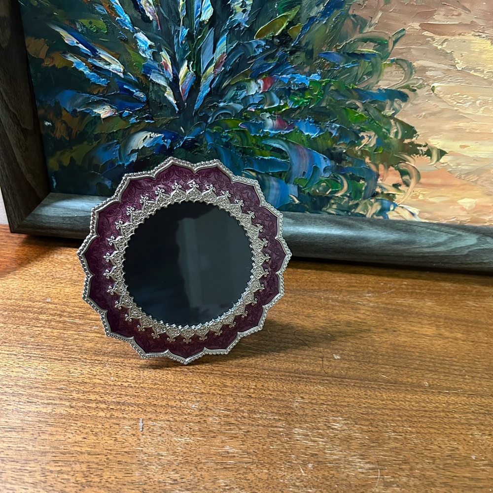 Papyrus Elegant Burgundy and Silver Photo Frame
